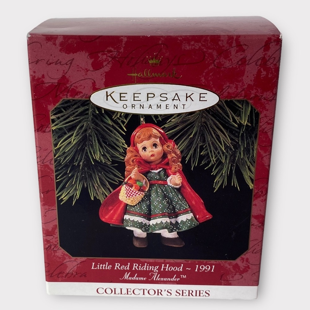 Hallmark Madame Alexander Little Red Riding Hood Christmas Ornament 1997